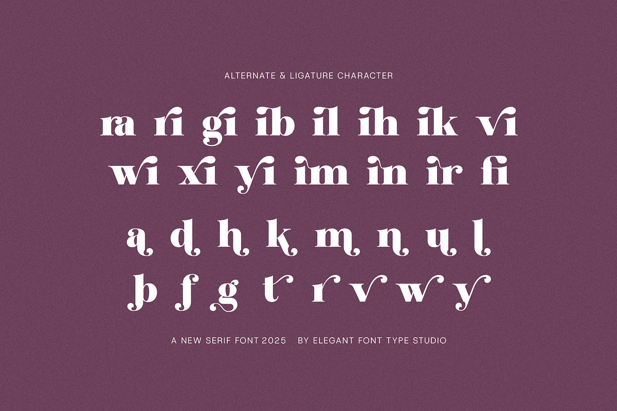 Milka Elegant Serif Font, a Serif Font by Elegant Font (Photo 8 of 8)