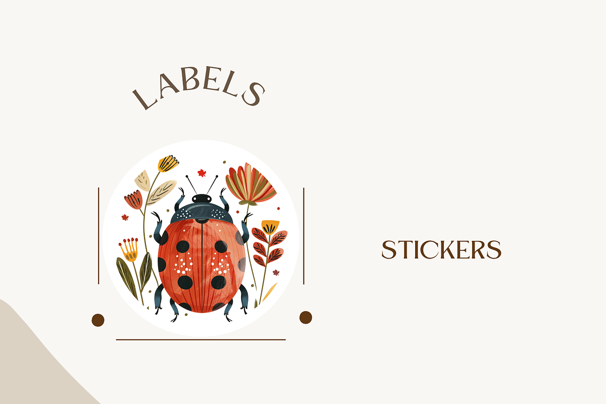 Seal box tags labels-editable, a Decorative Illustration by Little Wren Illustrates (Photo 5 of 5)