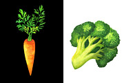 Watercolor set of vegetables, a Food Illustration by Color_Brush (Thumbnail 2 of 7)