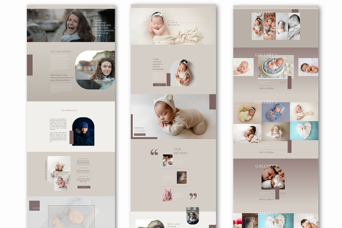 Showit Photography Website Template, a WordPress Template by Sara Martin Designs (Photo 4 of 6)