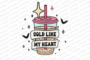 Halloween Coffee Cold Like My Heart, an Object Graphic by Boodesign (Thumbnail 1 of 3)