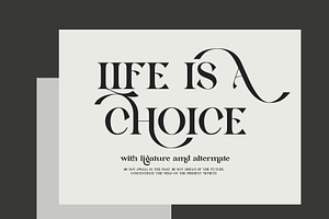 GIAYU UNIQUE LIGATURE SERIF TYPAFACE