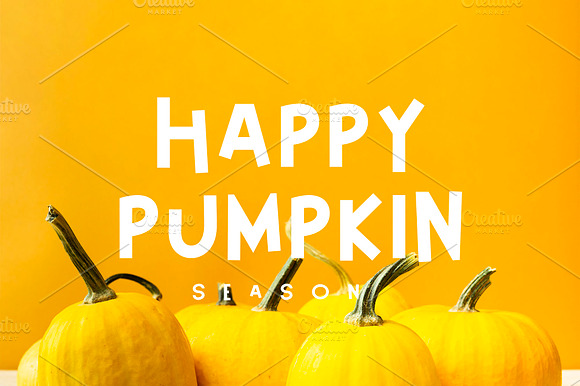 Happy Pumpkin Font preview 8