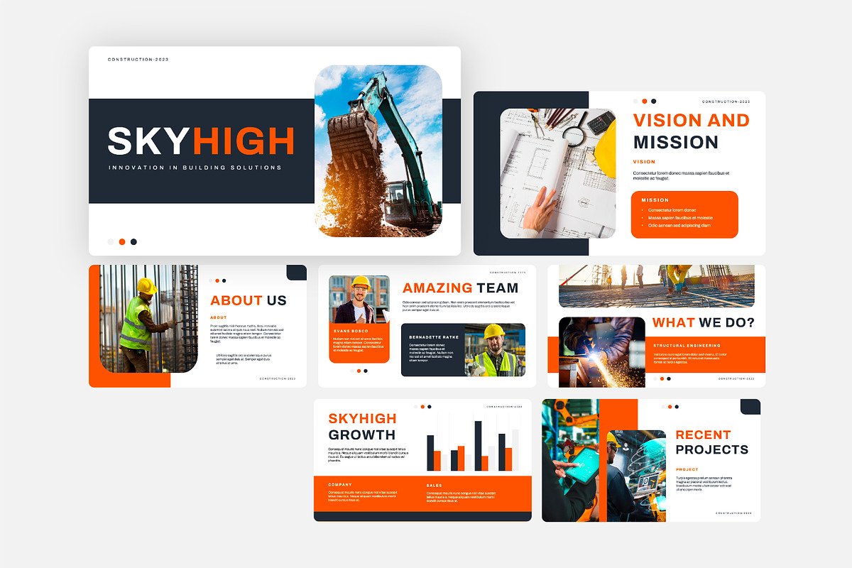 Contruction Keynote Presentation, a Presentation Template by Kren Studio (Photo 7 of 8)