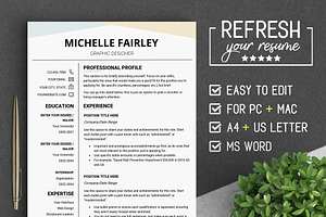 Professional RESUME Template MF