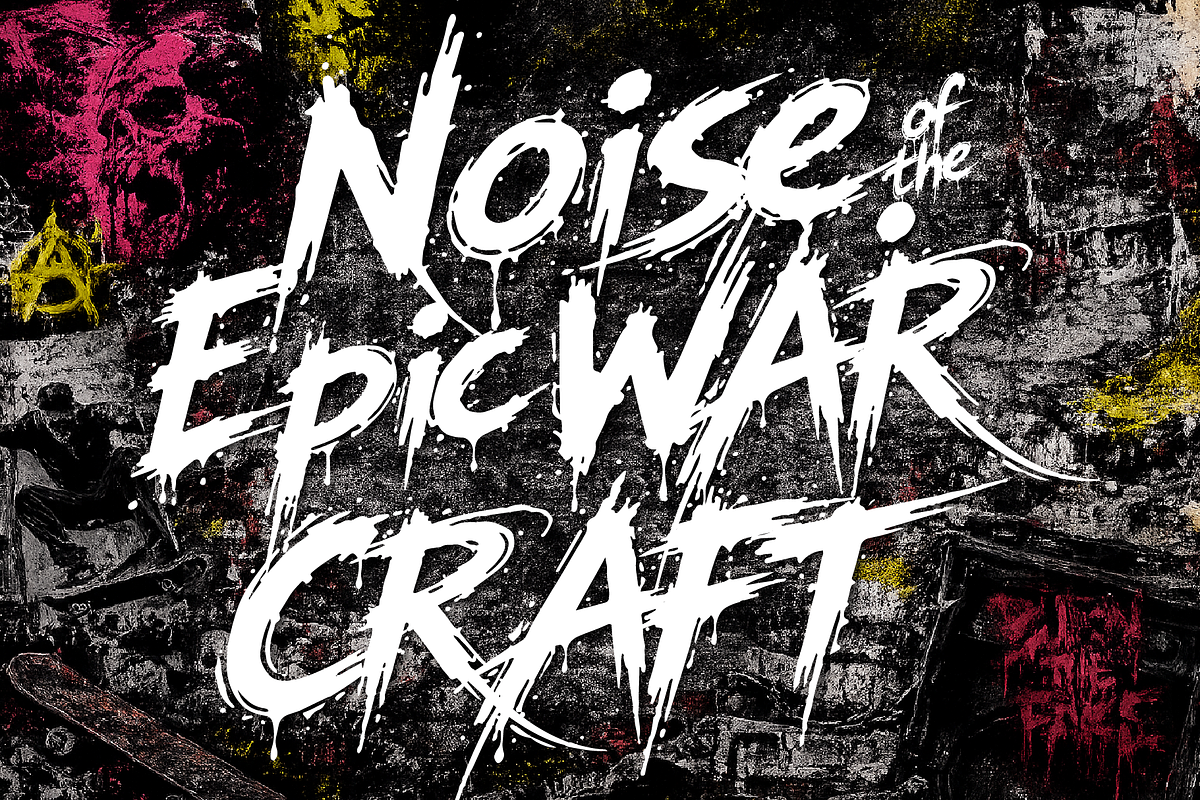 ShycoBlaze – Metal Skate Rock & Punk, a Handwritten Font by HypeWorksCo (Photo 7 of 13)