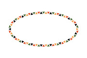 African Mexican Ethnic Motif Frame, a Decorative Illustration by Elena Pimukova (Thumbnail 5 of 7)