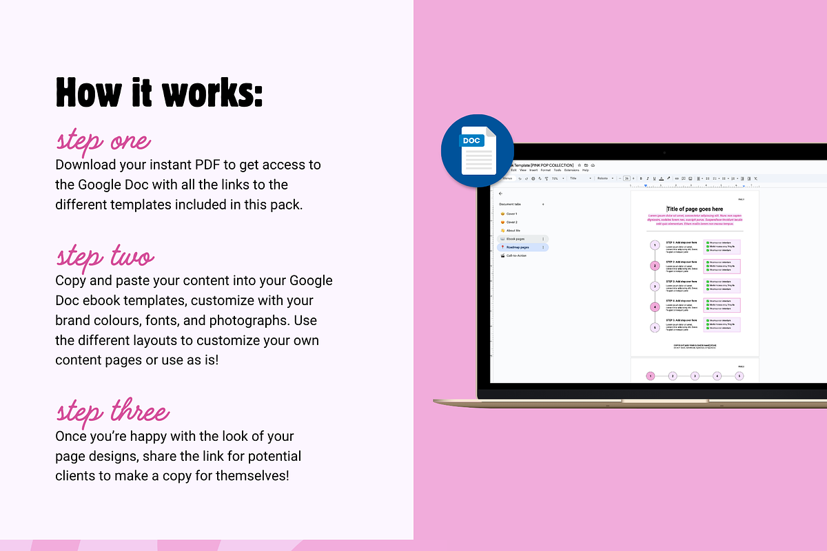 Google Docs Ebook Template, a Presentation Template by Our Polished Pages (Photo 7 of 7)