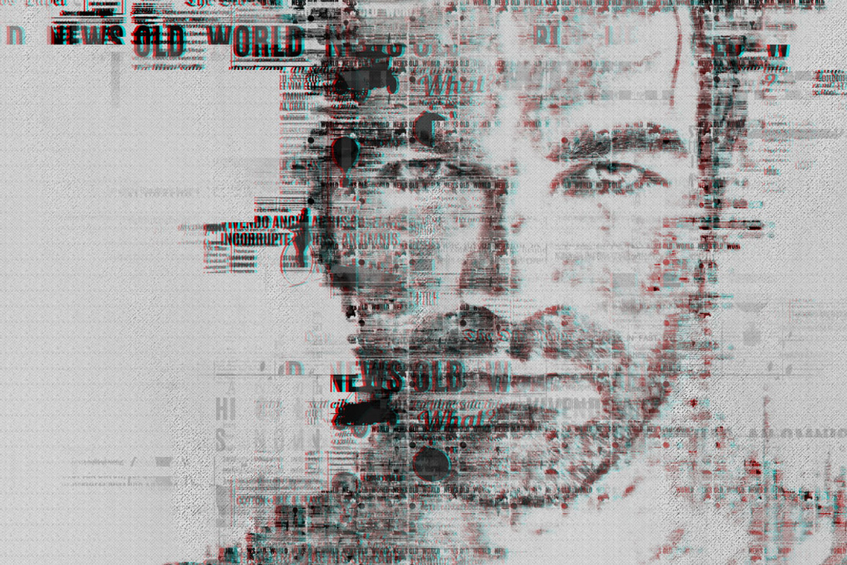 NewsPrint Photoshop Acion, an Action Add-On by designvillage (Photo 1 of 7)