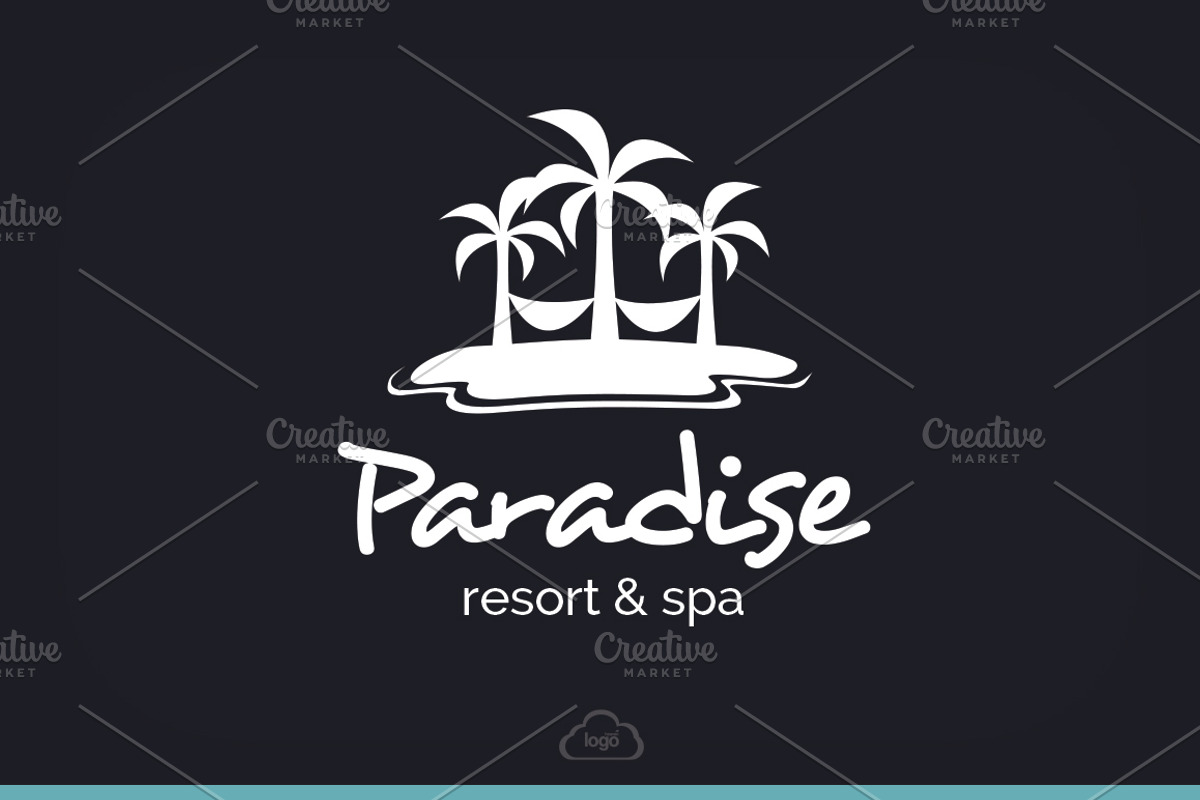Paradise Resort & Spa Logo, a Branding & Logo Template by Logo Heaven (Photo 5 of 5)