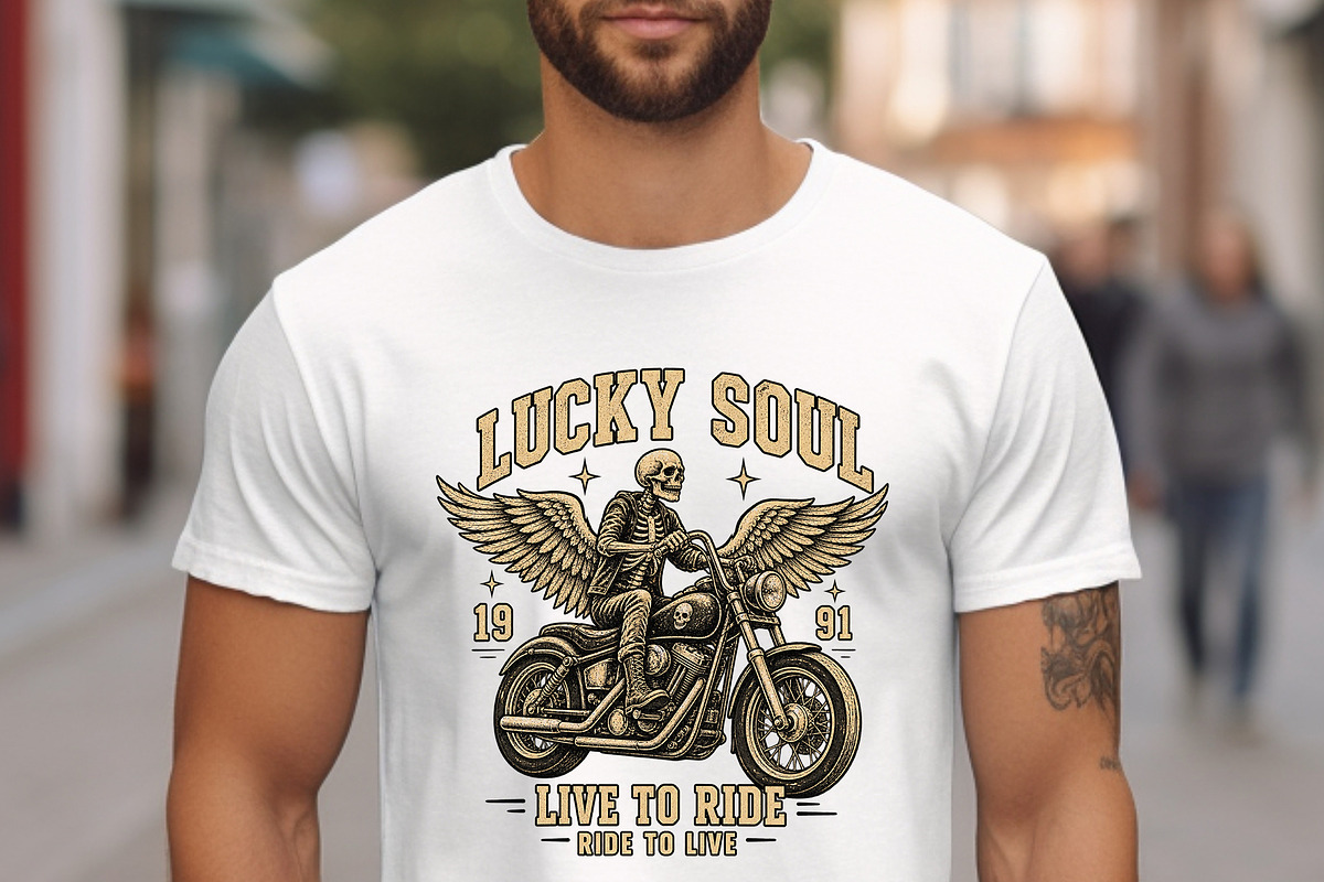 Lucky Soul 1991 Live To Ride PNG, an Object Graphic by Star Graphic Design (Photo 9 of 10)