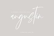 Augustin - Modern Signature Font, a Script Font by Flawless And Co (Thumbnail 1 of 10)