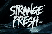 Strange Fresh - Horror Brush, a Font by The Branded Quotes (Thumbnail 1 of 7)