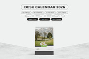 Desk Calendar 2026 Template, a Stationery Template by MstArtwork (Thumbnail 6 of 6)
