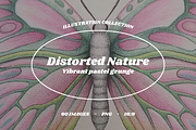 Distorted Nature – Pastel Grunge Art, an Illustration by BiancaXavier (Thumbnail 1 of 11)