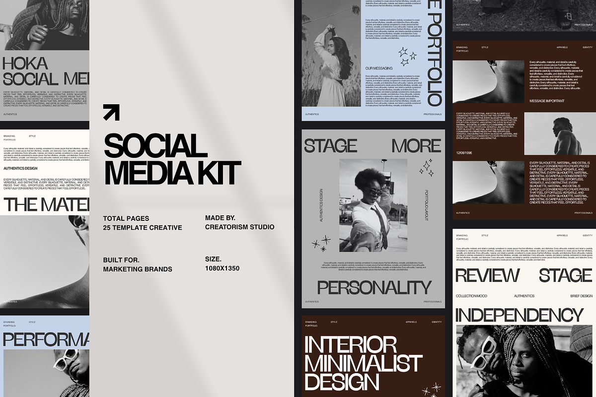 HOKA | SOCIAL MEDIA KIT 3 IN 1, a Social Media Template by Creatorism (Photo 1 of 7)
