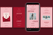 Elegant Wedding Invitation Instagram, a Social Media Template by Attype (Thumbnail 3 of 4)