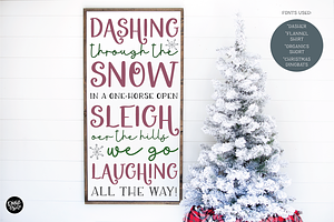 DASHER Farmhouse Christmas Font