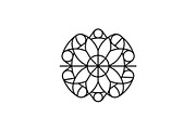 50 Geometric Mandala Vector Bundle, an Illustration by Designs_River (Thumbnail 46 of 51)