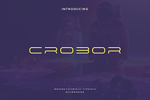 Crobor - Modern Futuristic Typeface