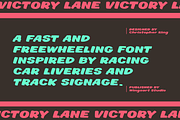 Victory Lane: A Racing Brush Font, a Handwritten Font by Wingsart Studio (Thumbnail 2 of 15)