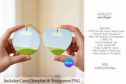 Heart and Round Ornament Mockup, a Household Mockup by EmpaviMockups (Thumbnail 3 of 5)