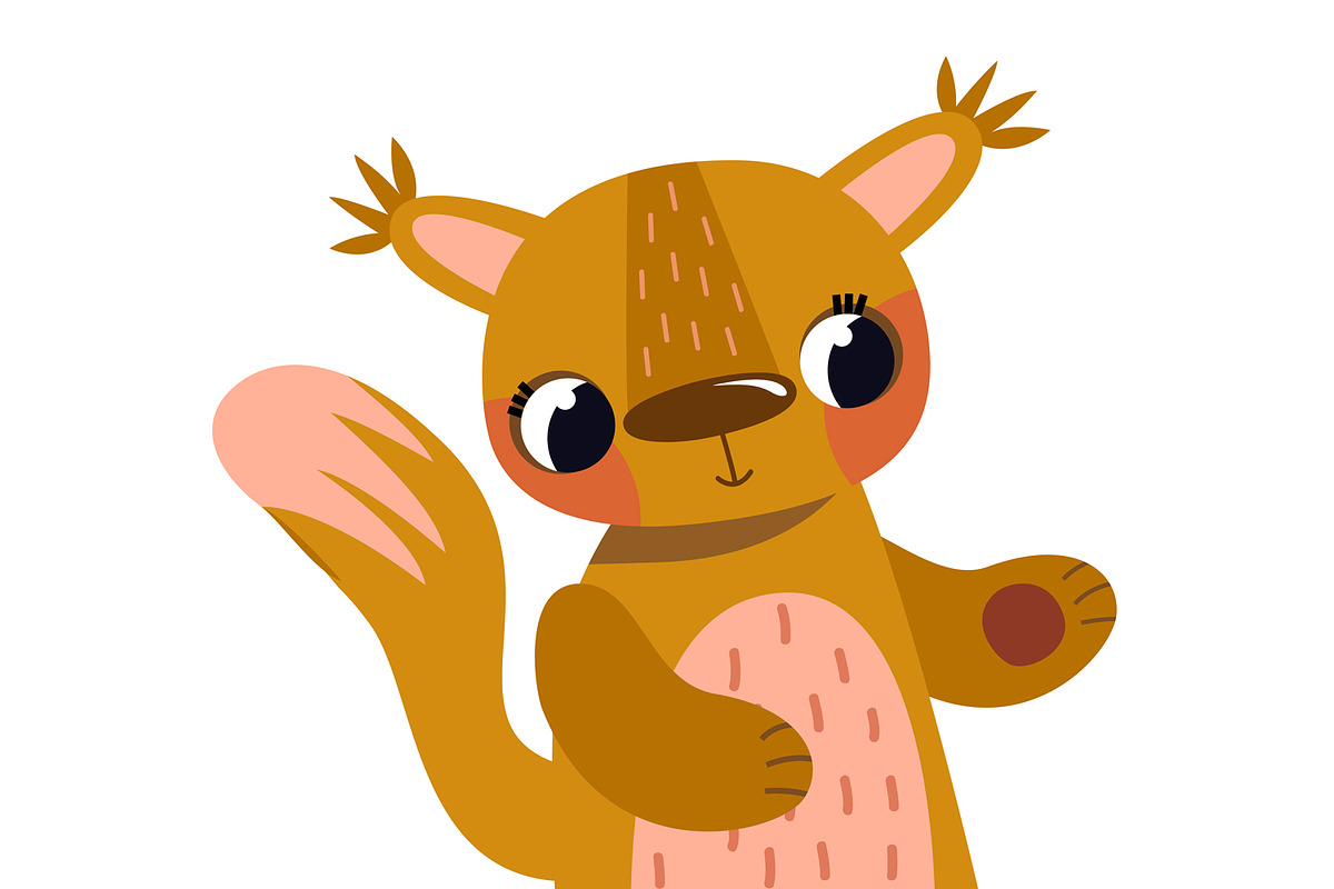 Cute Cartoon Forest & Safari Animal, an Object Graphic by the_myro (Photo 4 of 13)