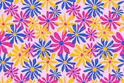 Petal Parade Retro Daisy Pattern, a Pattern Graphic by Annie Tyndall Creative (Thumbnail 2 of 12)