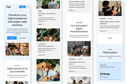 Web Agency - Landing Page Template, a Templates & Theme by RPWDS (Thumbnail 3 of 3)