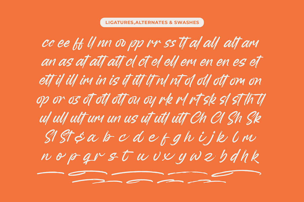 Backline Marker Texture Brush Font, a Script Font by Letterena Studios Script (Photo 19 of 20)