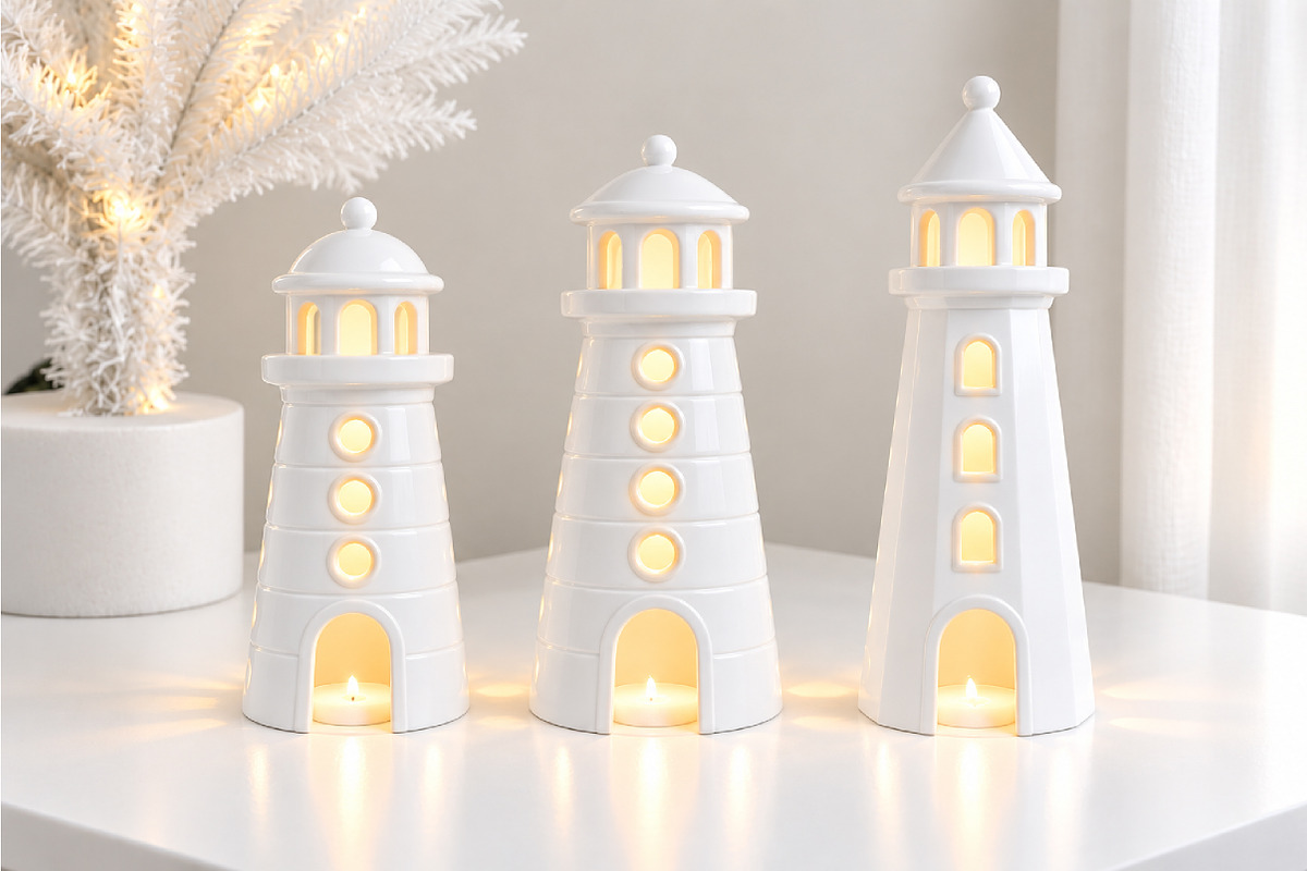 Glowing Lighthouse Lantern Trio STL, an Object 3D Model by Layerology (Photo 3 of 3)