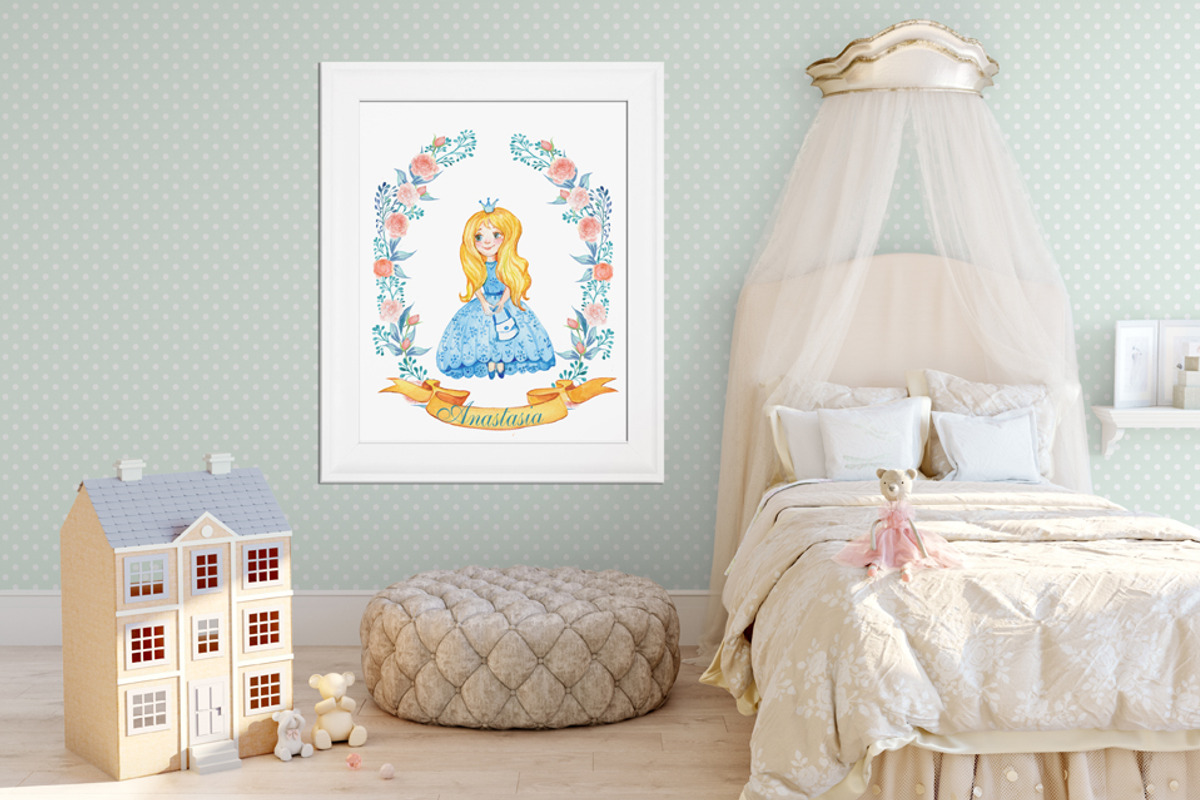 Little Princess watercolor, an Illustration by MitrushovaArt (Photo 4 of 6)