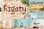 Sunshine Float Font Bundles 30% Off, a Handwritten Font by Burntilldead (Thumbnail 6 of 9)