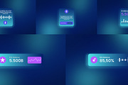 SaaS Widgets After Effect, a Social Media Template by Loin Studio (Thumbnail 1 of 2)