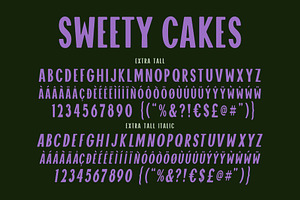 Sweety Cakes Font Family