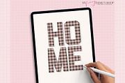 Procreate Plaid Lettering Brushes, a Brush Add-On by My Fancy Design Shop (Thumbnail 9 of 10)
