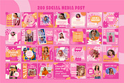 200 Social Media Posts Templates, a Templates & Theme by TemplateCastleStore (Thumbnail 2 of 10)