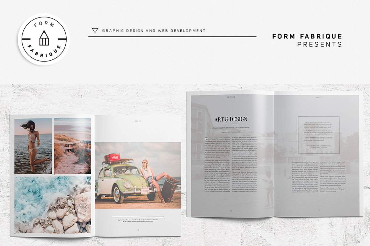 Tribune Magazine, a Magazine Template by Form Fabrique (Photo 12 of 20)