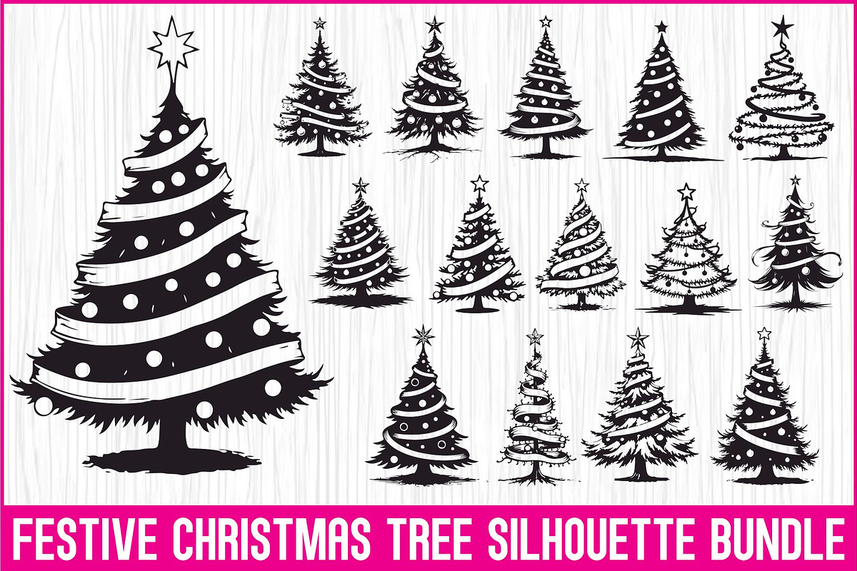 Christmas Tree Ornament Design Pack, an Illustration by musafir_fashion (Photo 1 of 21)