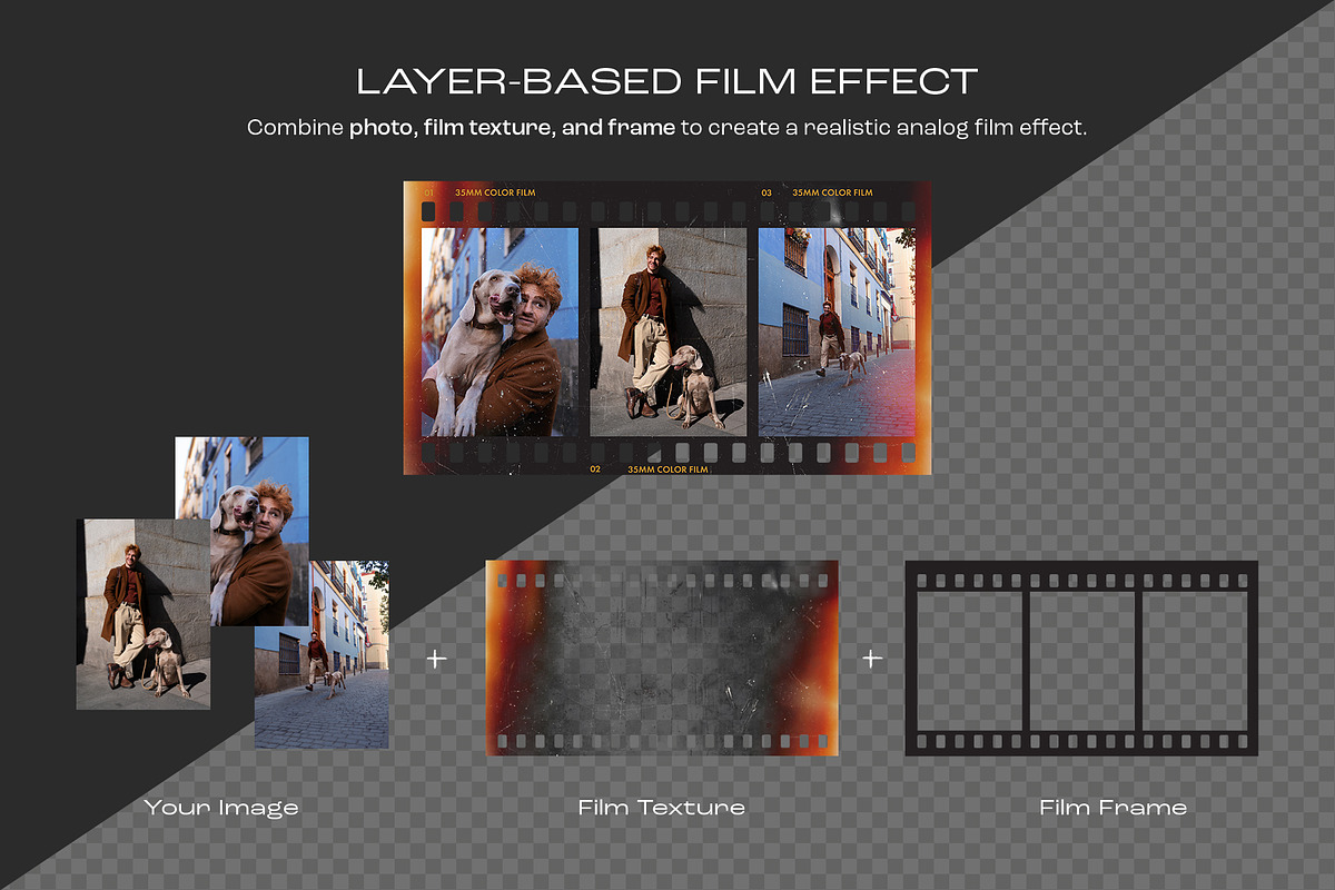 Vintage Film Strip Frame Overlay Tem, a Mockup by DesignerCandies (Photo 6 of 13)
