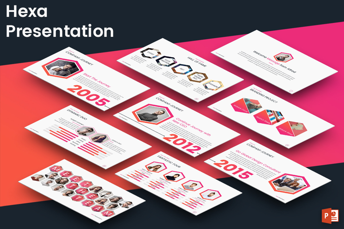 Hexa - Powerpoint Template, a Presentation Template by inspirasign