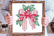 Christmas Line Art Png- Bow PNG, an Illustration by SinaCreation (Thumbnail 2 of 7)