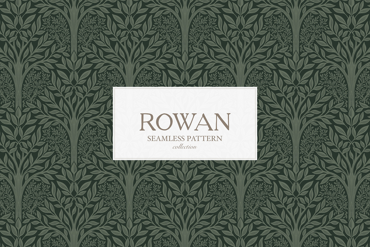 Rowan Tree Forest Patterns Vol 1, a Pattern Graphic by Eclectic Anthology (Photo 1 of 12)