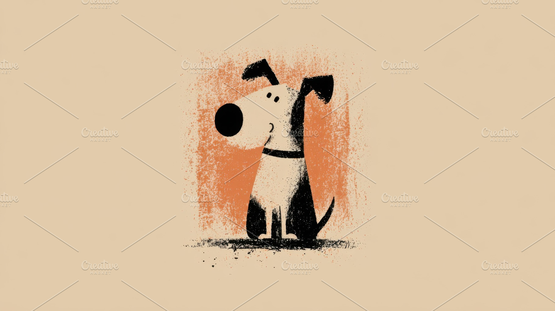 Dog sits and poses for attention, a Photo by Beautiful things