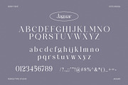 Jaguar Elegant Serif Font Typeface, a Serif Font by Perfectype (Thumbnail 6 of 6)