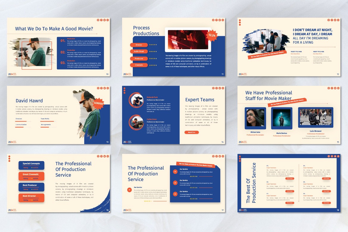 Paifar - MovieProduction Googleslide, a Presentation Template by Dhabee (Photo 7 of 7)