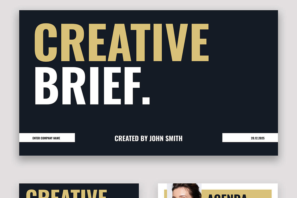 Creative Brief Presentation, a Presentation Template by ContestDesign (Photo 2 of 5)