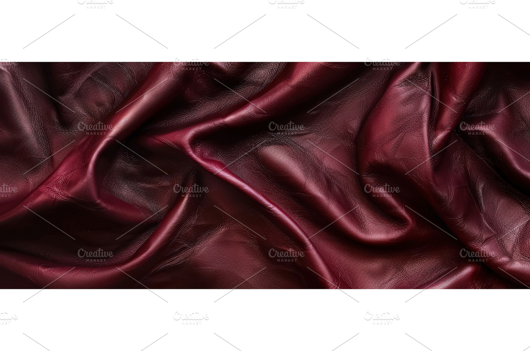 Luxurious Folded Burgundy Leather, a Background Photo by piter.goskov