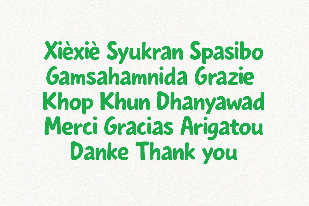 Landeur Peufios Playful Rounded Sans, a Sans Serif Font by Maulana Creative (Photo 7 of 7)