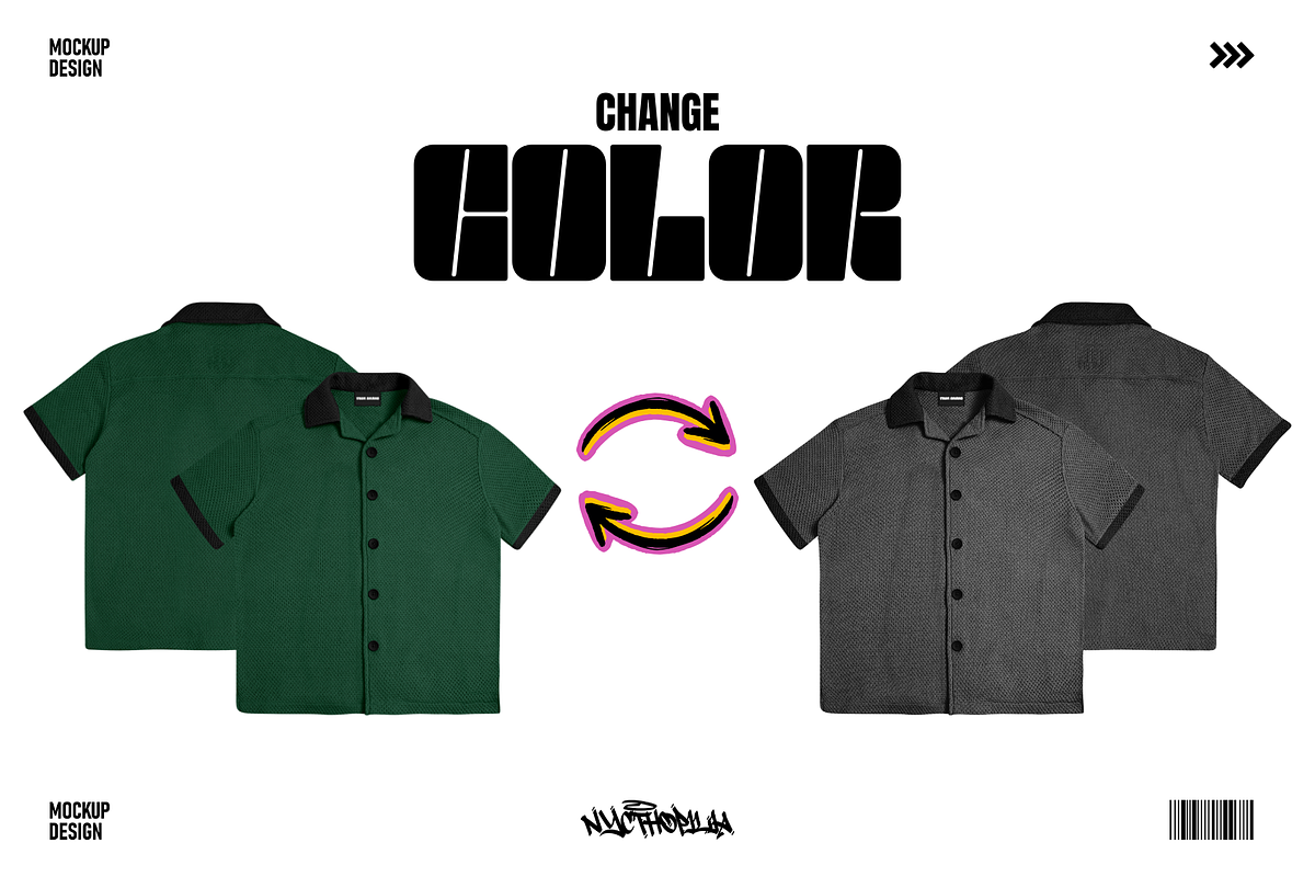 Realistic Clothing Mockup, a Shirt Mockup by NYCTHOPILIA STUDIO (Photo 5 of 8)